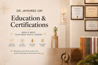 Dr. Jayshree Om Education & Certifications - India's Most Featured Vastu Expert