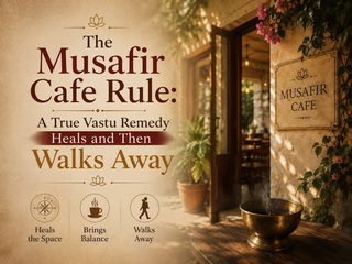 The Musafir Cafe Rule: A True Vastu Remedy Heals and Then Walks Away