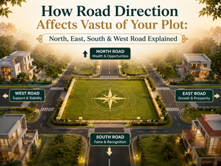 How Road Direction Affects Vastu of Your Plot: North, East, South & West Road Explained