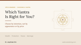 Which yantra is right for you — a yantra diagram with its gated square, lotus ring, interlocking triangles and central bindu