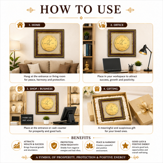 Sacred Nitika Wealth Seal & Pyrite Frame