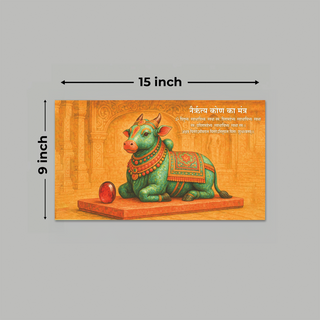 Nandi Maharaj Devotion (Wooden Poster)