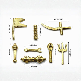 Vastu Ashta Dikpala Yantra – Brass Directional Protection Set