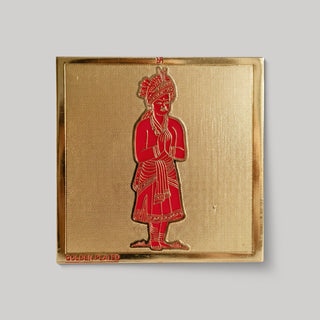 Gold-Plated Couple for Entrance & Living Spaces