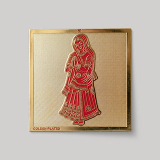 Gold-Plated Couple for Entrance & Living Spaces