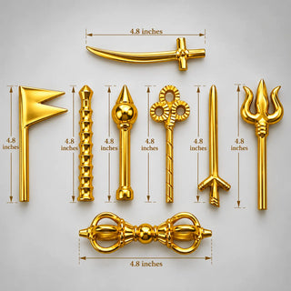 Ashta Dikpala Yantra – Premium Heavy Brass Directional Protection Set