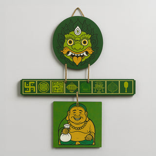 Green Wall Hanging – Suraksha Kavach for Growth & Protection