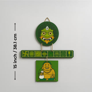 Green Wall Hanging – Suraksha Kavach for Growth & Protection