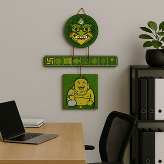 Green Wall Hanging – Suraksha Kavach for Growth & Protection
