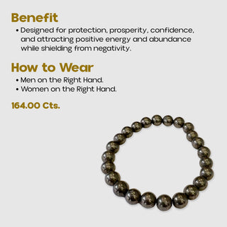 Natural Pyrite Bracelet – Protection & Prosperity Stone