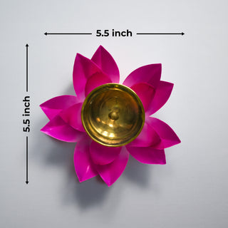 Padma Jyoti – Lotus Brass Diya of Divine Light