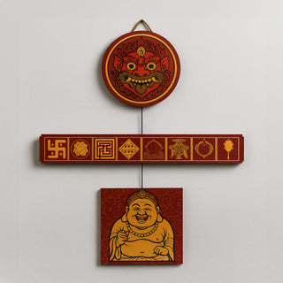 Red Wall Hanging – Energy, Strength & Protection