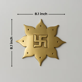 Swastik Kamal – Brass Lotus of Auspicious Beginnings