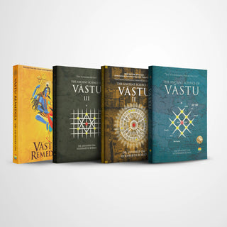 The Ancient Science of Vastu book set - Volumes I, II, III plus Vastu Remedies, by Dr Jayshree Om and Siddharth Borad, English edition