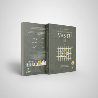 The Ancient Science of Vastu III, The Rajvallabh Retold, book front and back cover by Dr Jayshree Om and Siddharth Borad