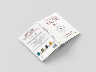 Full book jacket spread of The Ancient Science of Vastu IV c showing front, spine and back cover