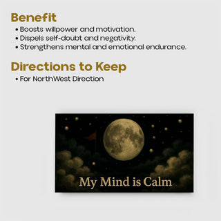 Moon Vastu art for the bedroom promoting calm mind, willpower and emotional endurance