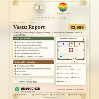 Insta Vastu: Vastu Report (Plan 1)