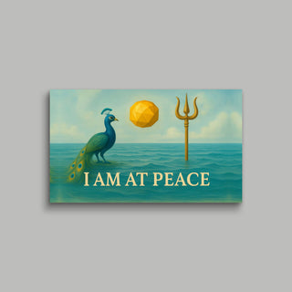 Mayura Shobha peacock wooden poster for beauty and positivity