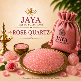Rose Quartz crystal for Vastu placed in East direction for social harmony