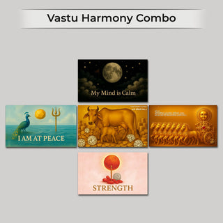 Vastu Harmony 5-poster combo for home energy and protection
