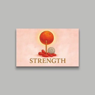 Veer Shakti strength wooden poster for power and determination